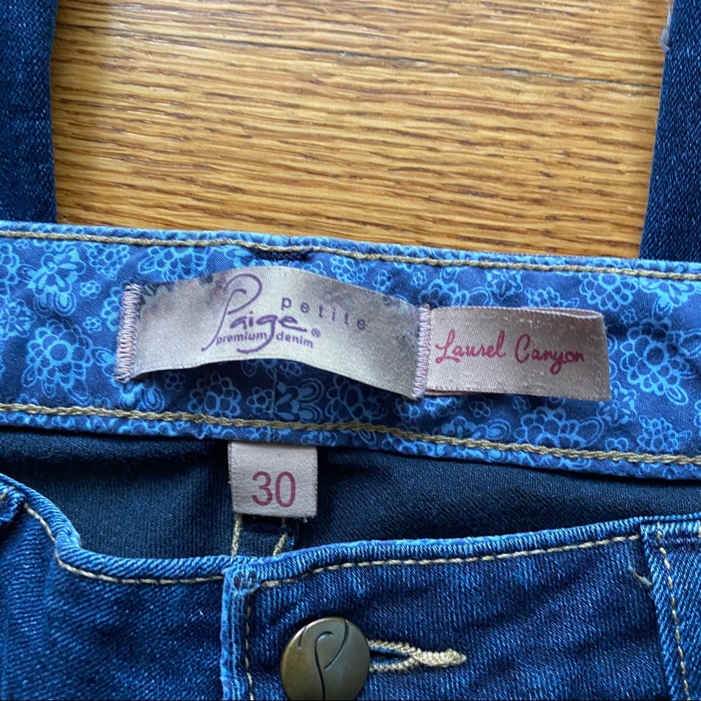 Paige Laurel Canyon Petite Bootcut Jeans - Picture 4 of 5